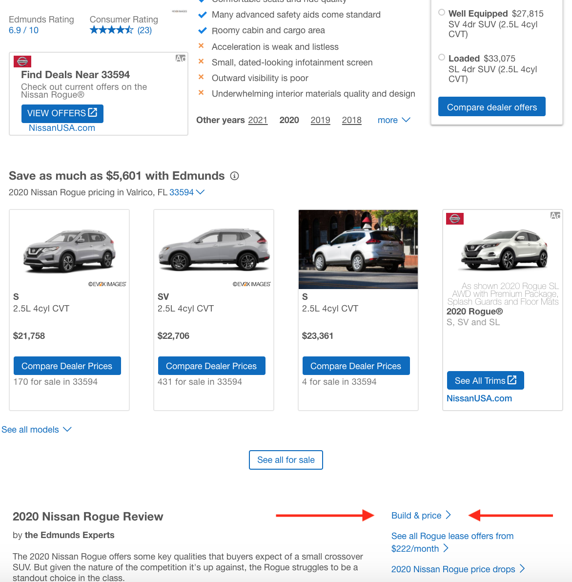 Edmunds used deals car value